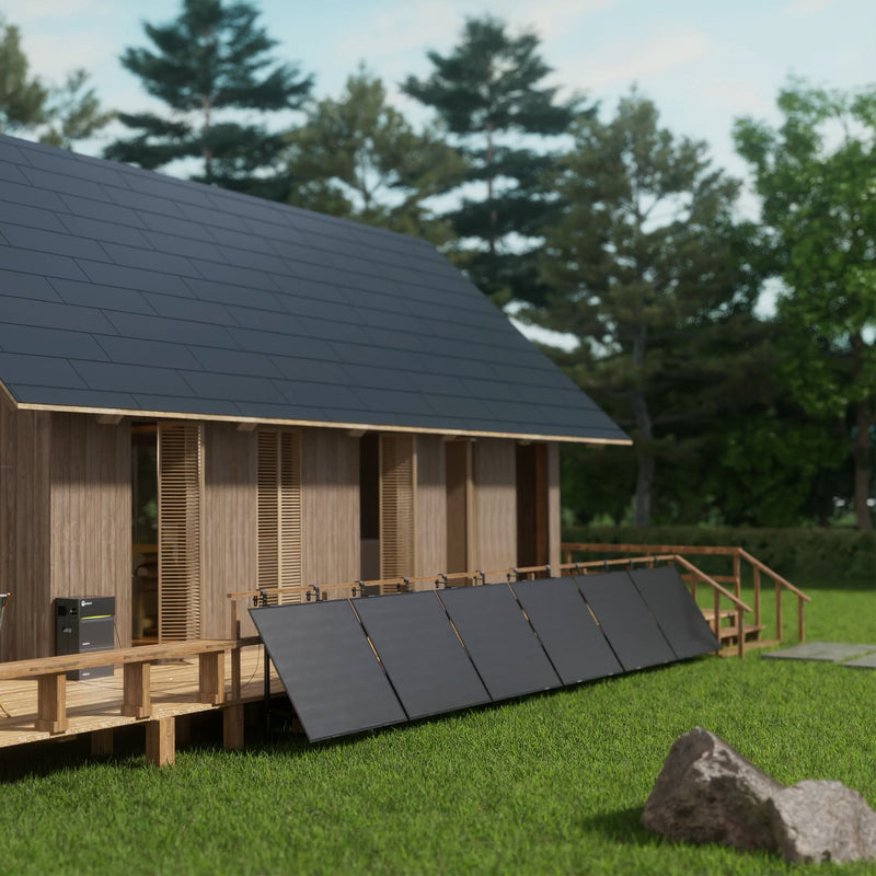 Load image into Gallery viewer, Light-Glass solar panels 210 Wp × 2