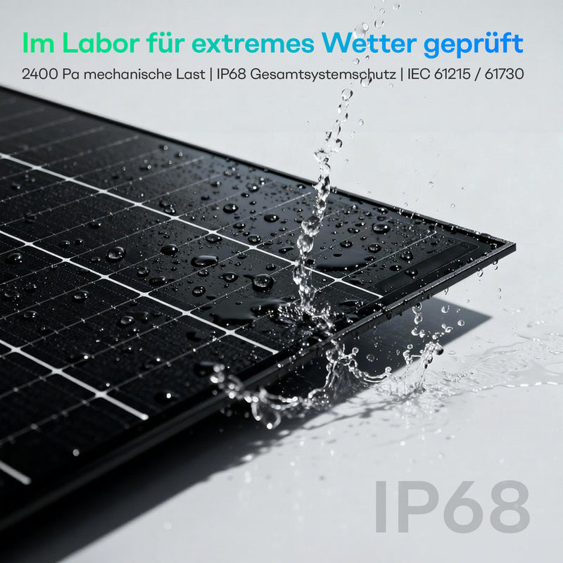 Chargez l'image dans la visionneuse de la galerie, Sunpura/NOVGEN TOPCon Solarmodule 2×210Wp Ultra Leicht Ideal für Balkon