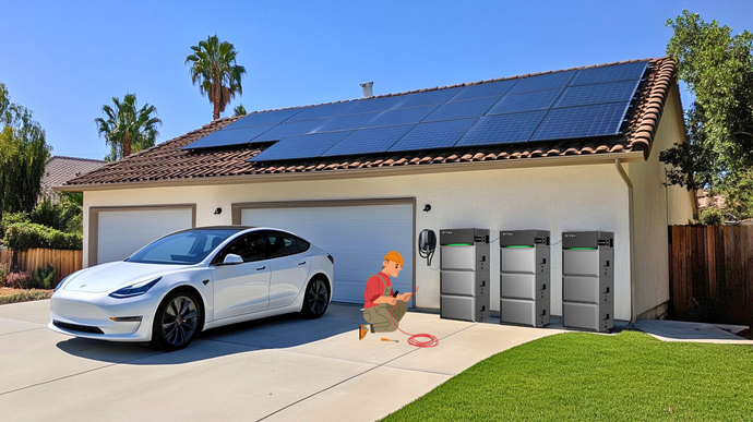 🚗 Is your Tesla charging too expensive? With the Sunpura S2400, you can save over €70 every month.
