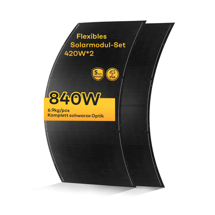 Ultra Lightweight Flexible Solar Panel 420 Wp x 2 