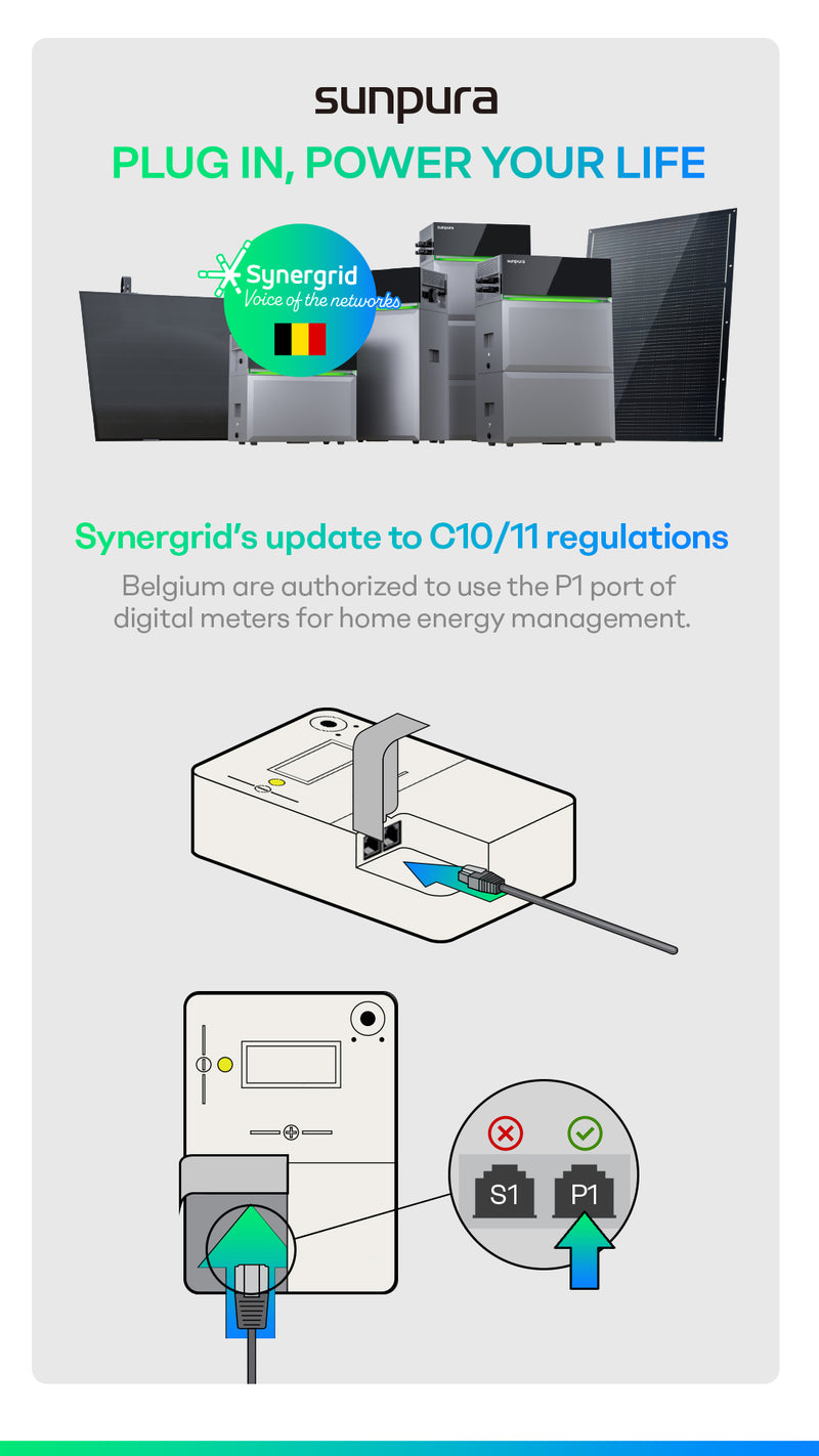 Load image into Gallery viewer, SUNPURA P1 Zähler – Smartes Energiemanagement für Ihr Zuhause （NL/BE)
