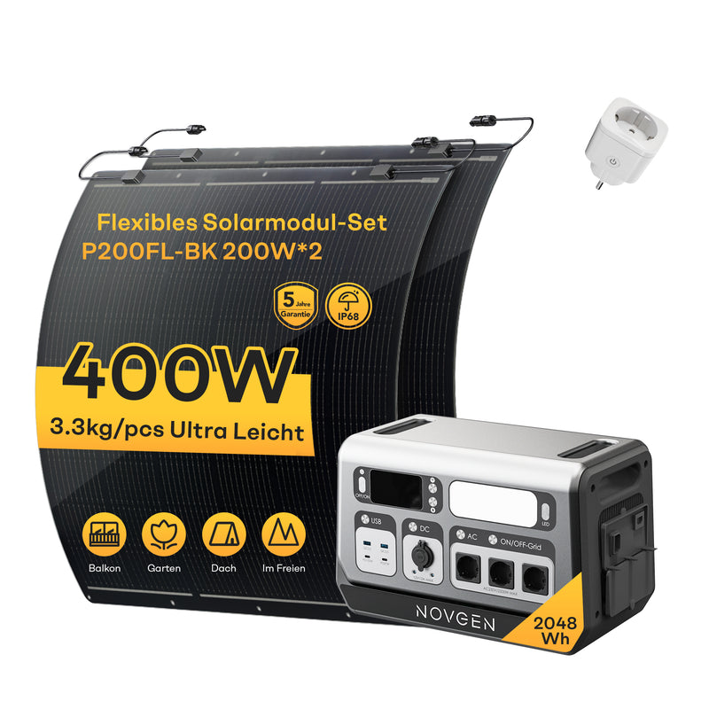 Laad de afbeelding in de Galerijviewer, Balkoncentrale, balkonbatterij – 2048 Wh 
