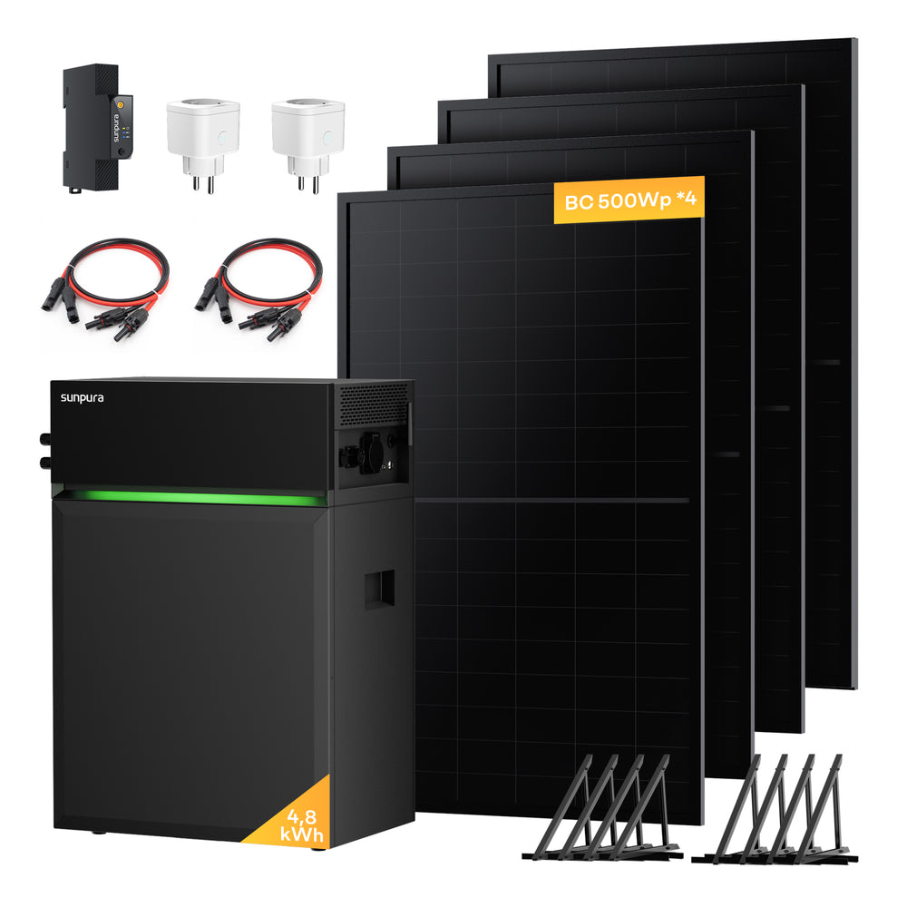 S4800 + 500Wp*4 – S4800 4.8kWh + BC Solarmodule 500Wp*4