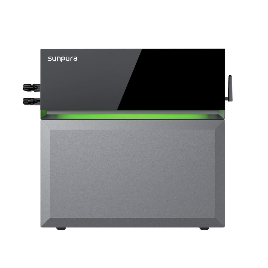 Sunpura S2400 Hybrid Energy Storage 2.4kWh AI-HEMS Energy Management System AC & DC coupled, stackable