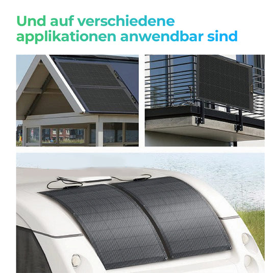 Zonnepanelen, ultralichte set 420 Wp x 2 