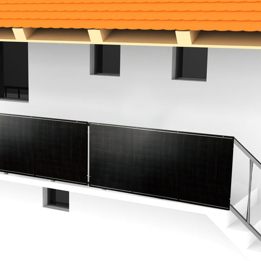 Zonnepanelen, ultralichte set 420 Wp x 2 