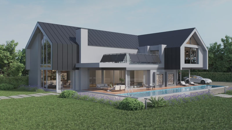 Load and play video in Gallery viewer, Sunpura S2400 Plug &amp; Play Balcony Power Plant with Storage, AC/DC Coupling, 2000W+2400W, 2400Wh 
