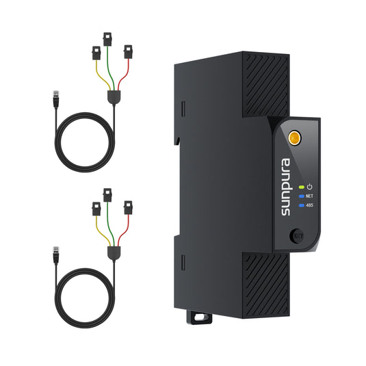 Sunpura Dual-Channel Smart Meter, 3 Phrase, 6CT, 75A