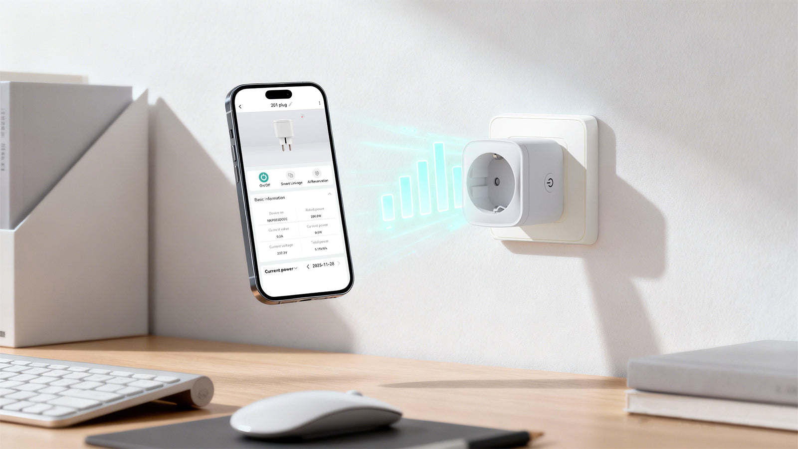 Sunpura Smart Plug mit WLAN-Steuerung und Energieanalyse über Smartphone-App für S2400 und S4800 Systeme